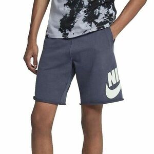 Nike Logo Printing Breathable Drawstring Sports Shorts Blue AT5267-471 Medium